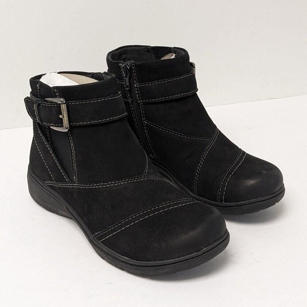 Clarks Carleigh Dalia Ankle Boots, Black, Women's 6 Wide